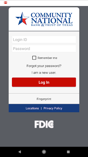 Android application My Bank Tx Mobile Banking screenshort
