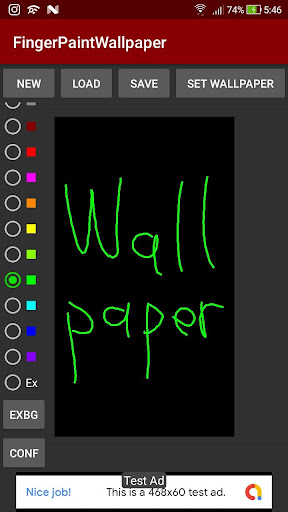 Finger Paint Wallpaper Screen 3