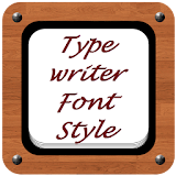 Typewriter Font Style icon