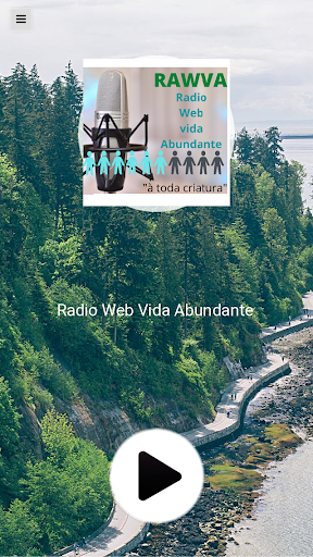 Android application Rádio Web Vida Abundante screenshort