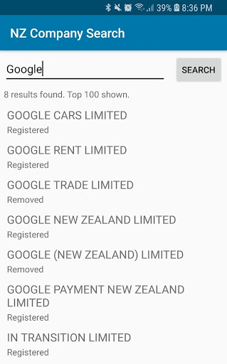 New Zealand Company Search