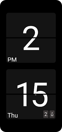 Android application PureClock screenshort