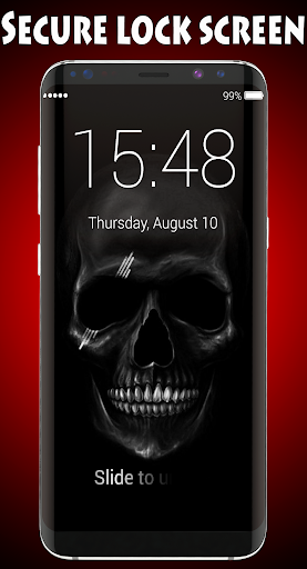 Android application Skull Wallpapers Lock Screen screenshort