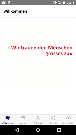 Android application Cevi Uster screenshort