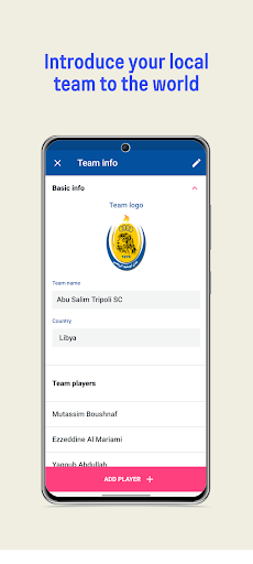 Android application Sofascore Editor screenshort