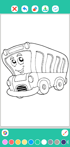 Car Coloring Book Screen 3