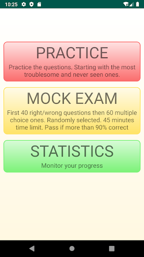 Android application Chinese Driver License(sample) screenshort