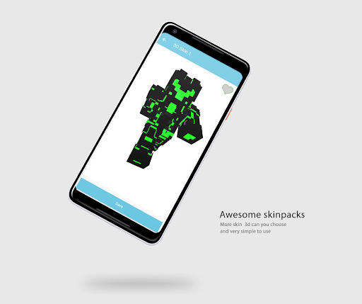 Android application 3D Skins for Minecraft screenshort