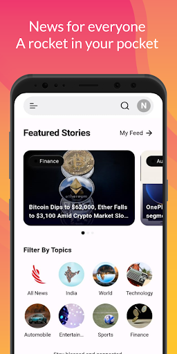 NewsPepper - Short News App Screen 2
