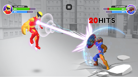 Merge Superhero: Fighting apkdebit screenshots 1