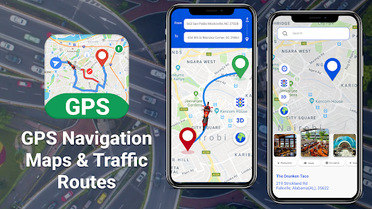GPS Navigation Maps & Traffic