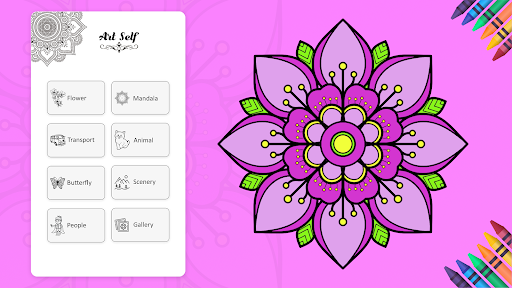 Android application Coloring Pages: Coloring Games screenshort