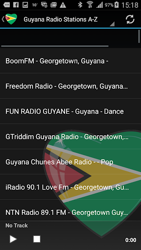 Guyana Radio Stations Screen 2