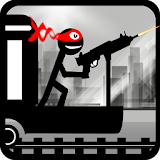 Stickman Train Shooting icon
