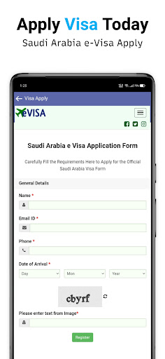 Saudi Visa Apply - Visa Check Screen 3