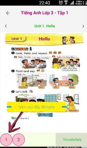 Tieng Anh Lop 3 - English 3 T1 Screen 3