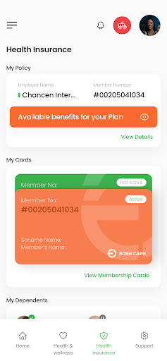 Eden Care Screen 3