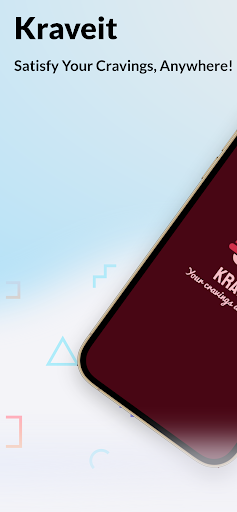 Android application Kraveit Food Delivery App screenshort