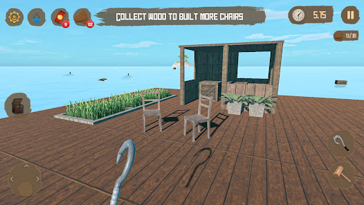 Captura de Pantalla 16 Raft Survival 3d Ocean Game android