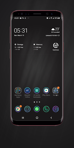 Solid Black Wallpaper Screen 3