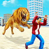 Lion Attack Wild Animal Games icon
