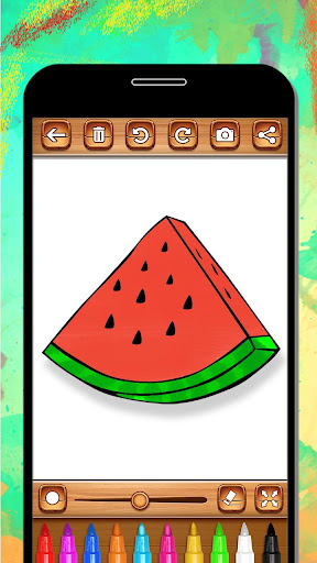 Fruits Coloring Book & Drawing Book 1.0.9 APK screenshots 10