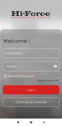 Android application Hi-Force App screenshort