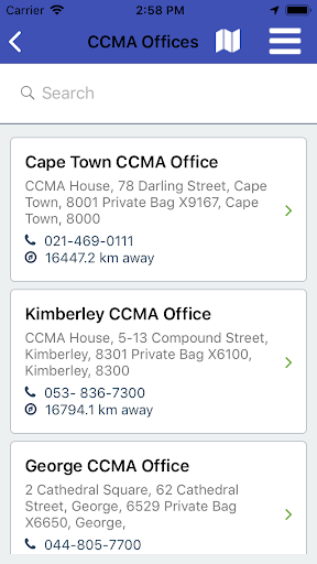 CCMAConnect Screen 3