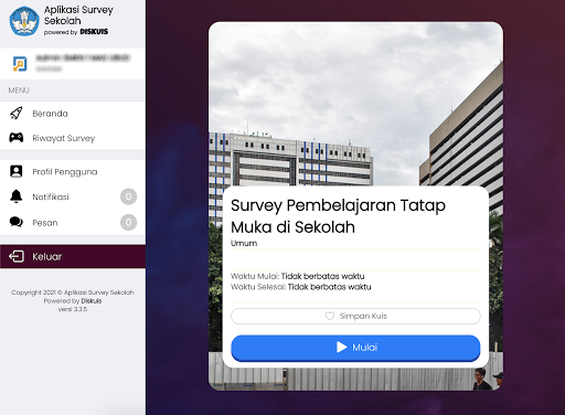 Survey PTM Screen 3