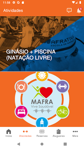 Android application MAFRATIVA screenshort