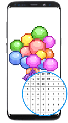 Pixelhouse-Design color by num - Screenshot 4
