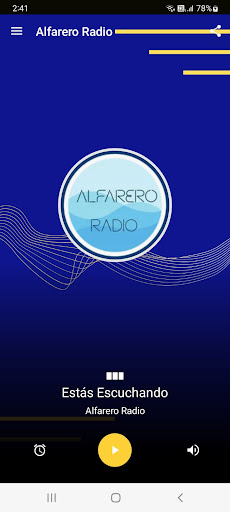 Android application Alfarero Radio screenshort