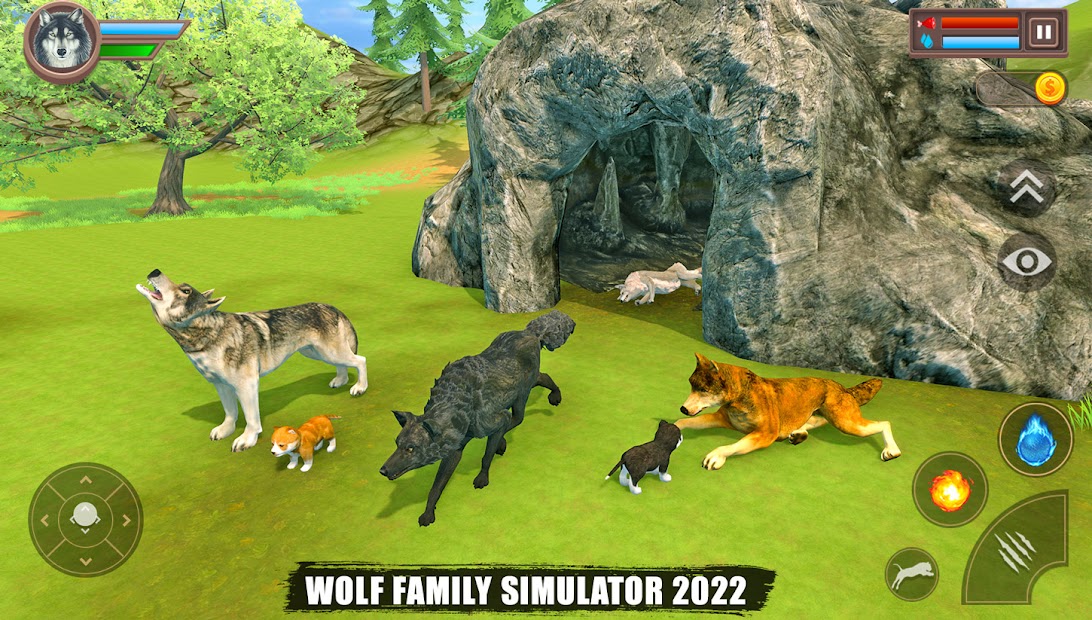 Imágen 9 Wolf Simulator: Animal Tales android
