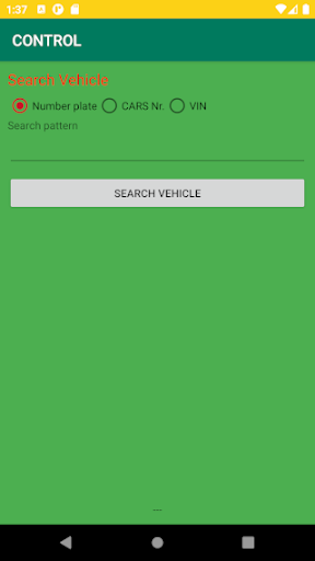 CARS Control Screen 2