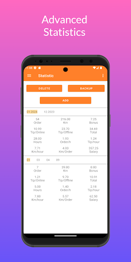 Courier Orange Screen 2
