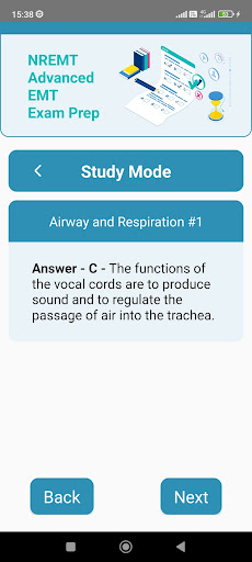 NREMT Advanced EMT Exam Prep Screen 3