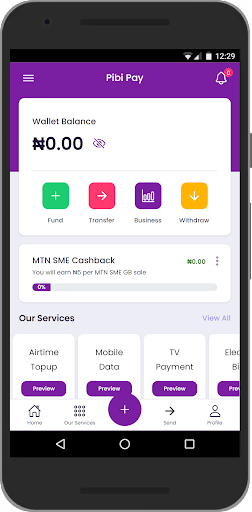 Pibi Pay Screen 2