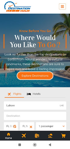 Destinationhour Screen 2
