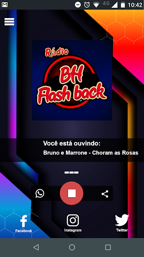 Android application Rádio BH Flash Back screenshort