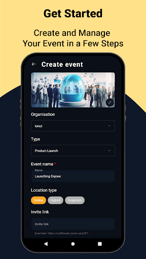 Android application Enjoee screenshort