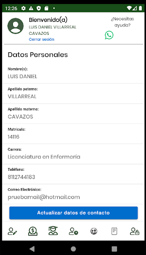 Android application UVNE screenshort