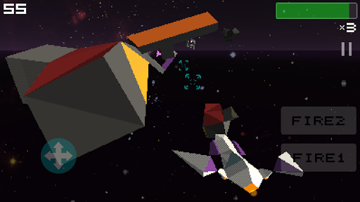 Retro Space Rail Shooter Demo Screen 2