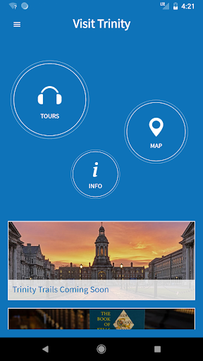 Android application Visit Trinity screenshort