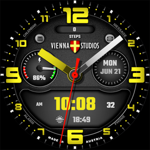 Black Dark Date Watchface VS17 logo