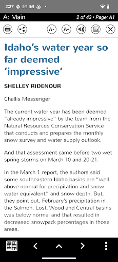 Challis Messenger Screen 2
