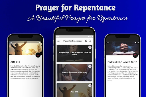 Android application Prayer for Repentance screenshort