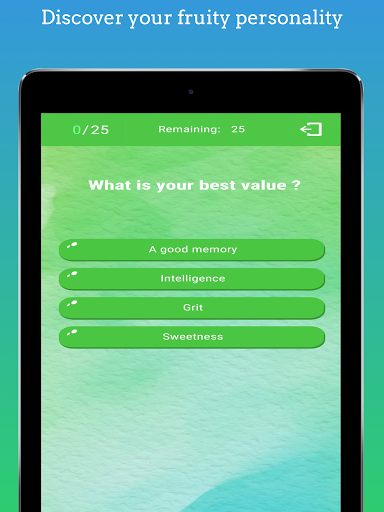 What fruit are you Personalit