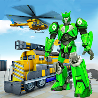 Super Train robot transformation: Grand robot game