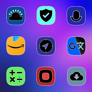 One UI Fluo - Icon Pack Captura de pantalla
