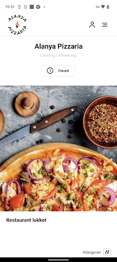Android application Alanya Pizzaria screenshort